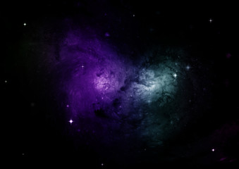 galaxy in a free space