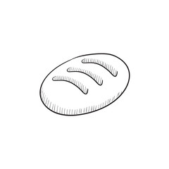 Loaf sketch icon.