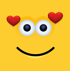 vector modern yellow face background