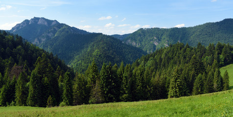 Mountains Pieniny in Slovakia and Poland © luzkovyvagon.cz