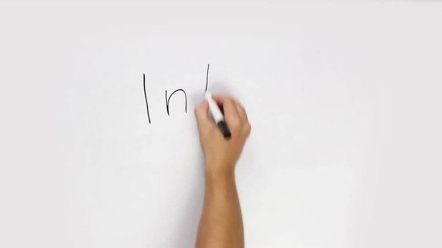 Intro to anything written using a black marker on white board