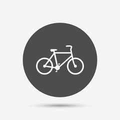 Bicycle sign icon. Eco delivery.