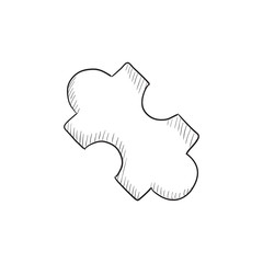 Obraz premium System part sketch icon.