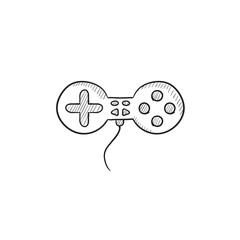 Joystick sketch icon.