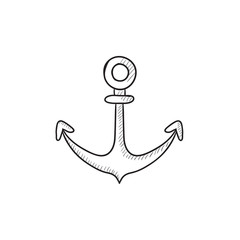 Anchor sketch icon.