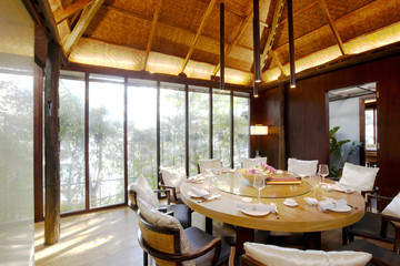 Garden restaurant's private dining room
