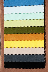 fabric samples for textil