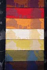 fabric samples for textil