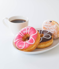 Coffee and donuts