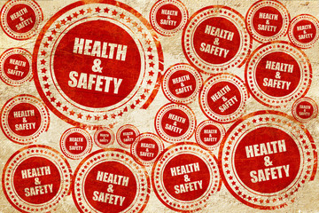 health , red stamp on a grunge paper texture