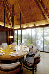 Garden restaurant's private dining room