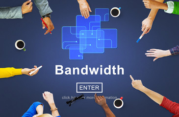 Bandwidth Broadband Connection Data Information Internet Concept