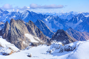 Alps - view from Mt. Titlis in Switzerland