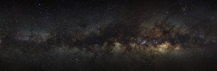 Fotobehang melkwegstelsel op een nachtelijke hemel, foto met lange sluitertijd, met © sripfoto