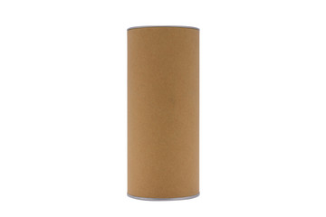 Cylinder container isolated on white background.For your product.( With clipping path.)