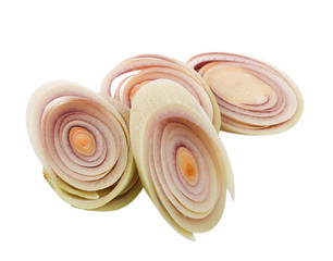 Lemon grass on white background