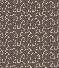 Seamless ornament. Modern geometric pattern with repeating elements
