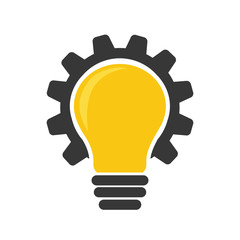 Innovate disign. Idea icon. Flat illustration , vector