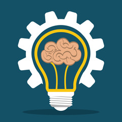 Innovate disign. Idea icon. Flat illustration , vector