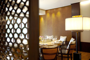 Garden restaurant's private dining room