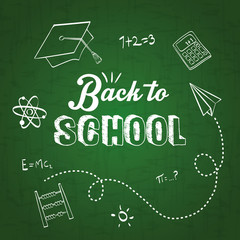 Back to school design. Study icon. Draw illustration , vector