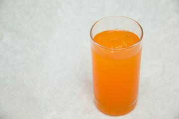  orange juice isolated on white