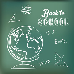 Back to school design. Study icon. Draw illustration , vector