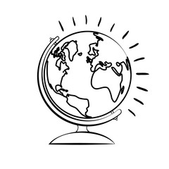 Back to school design. Study icon. Draw illustration , vector
