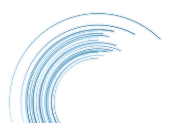 Blue tech arc vector background