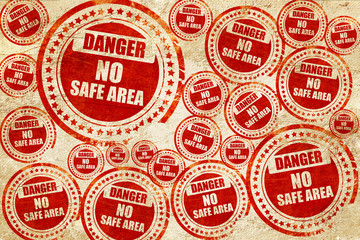 apocalypse danger background, red stamp on a grunge paper textur