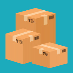 Delivery design. Shipping icon. Flat illustration, vector