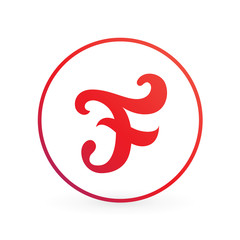 Abstract Letter F Logo