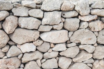 Ancient stone wall background and texture