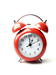 vintage retro red clock