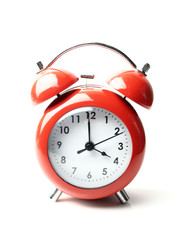 vintage retro red clock