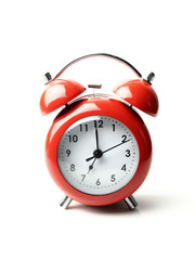 vintage retro red clock