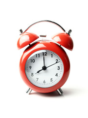 vintage retro red clock