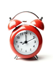 vintage retro red clock