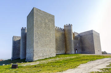 Fototapeta na wymiar Montealegre de Campos castle Spain