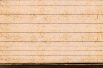 Sheet of stained lined paper, Vintage Grungy Lined Paper