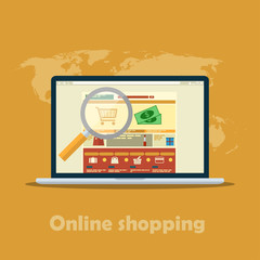 Icons for mobile marketing and online shopping