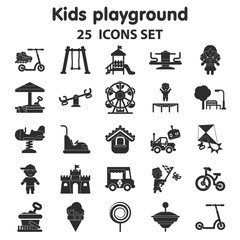 playground icon set - 112592659