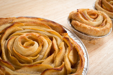 Apple rose pie, Mini apple rose pies