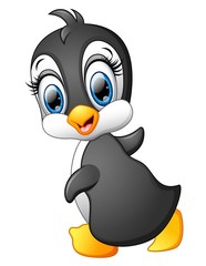 Fototapeta premium Funny penguin cartoon 