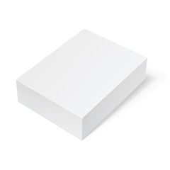 White Package Box. For Software, electronic device