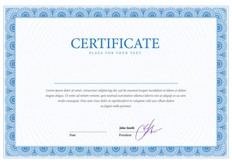 Certificate and diplomas template. - obrazy, fototapety, plakaty