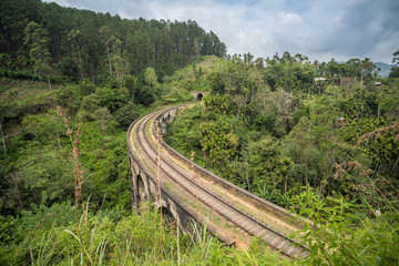 Fototapeta na wymiar Nine arches bridge, Ella, Sri Lanka