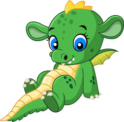 Cute baby dragon
