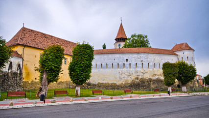 Fototapeta na wymiar Defense church in Prejmer, Romania