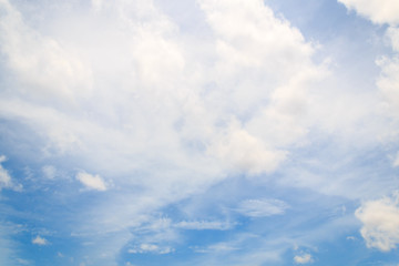 clouds on blue sky